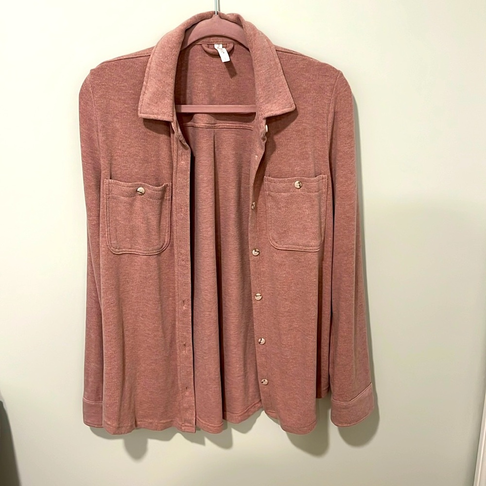 Oversized button down shirt in size small